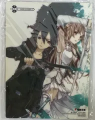 未開封、裏面傷みあり　電撃文庫 ソードアート・オンライン キリト＆アスナ マウスパッドのサムネイル