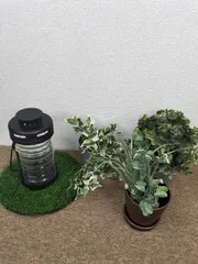 インテリア雑貨◆フラワーベース◆置物◆フェイクグリーン◆H-2509IN2