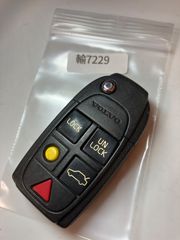 YU7229 ボルボ 純正 VOLVO キーレス V70 V60 V50など リモコン 5ボタン