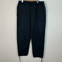 DISCUS ATHLETIC ディスカスアスレチック スウェットパンツ 裾ドローコード オーバーサイズ ブラック XXLサイズ メンズ 古着 アメカジ ストリート