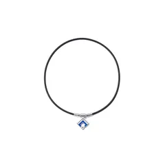 コラントッテ] TAOネックレス スリム ARANmini シルバー×ブルーラメ L