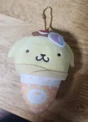 サンリオクレープアイスクリームおくるみマスコットガチャポムポムプリンぬいぐるみ