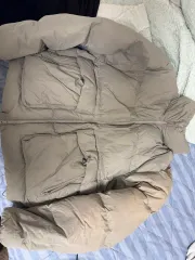 ムシンサスタンダード シティ レジャー ダウン ショート ジャケット グレイッシュ ベージュ