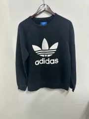 アラブヴィンテージ adidas アディダス トレフォイル ブラック スウェット Tシャツ L