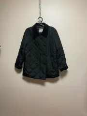 セレブショップ 黒 キルティング コーデュロイ KARA ゴールデングース ダウン ジャケット (サイズ 55)