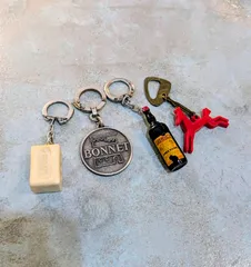 フランス　可愛い　キーホルダー　4つセット　フランス雑貨 フレンチキーホルダー ヴィンテージ