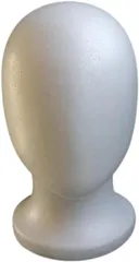 発泡スチロール ヘッドマネキン ウィッグスタンド ディスプレイ 軽量 