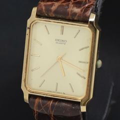 SEIKO セイコー メンズ クォーツ腕時計 5P31-5180 稼働品 和紙目