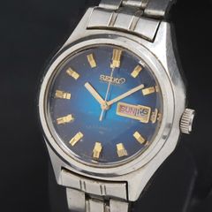 稼働品 レディース SEIKO 自動巻き腕時計 青文字盤 2206-0370 - メルカリ