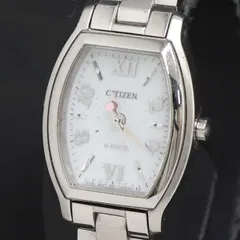 ソーラー シチズン ウィッカ E031-S064414 白文字盤 レディース腕時計 2000000 NSK KRK