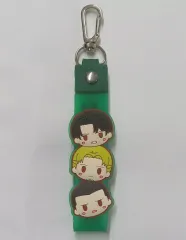 【中古】キーホルダー リヴァイ＆エルド＆グンタ ぽこっとちゃーむ 「一番くじ 進撃の巨人 ～獣の巨人は俺が仕留める～」 I賞