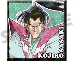 【中古】バッジ・ビンズ 佐々木小次郎 「真・侍伝 YAIBA スクエアホロ缶バッジ」