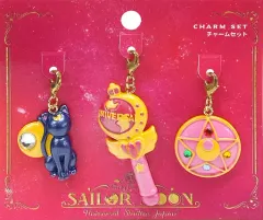 【中古】雑貨 ルナ＆スパイラルハートムーンロッド＆クリスタルスターコンパクト チャームセット(3個組) 「美少女戦士セーラームーン」 ユニバーサル・クールジャパン2018グッズ
