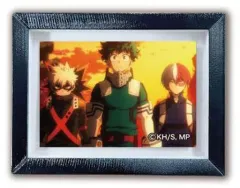 【中古】雑貨 緑谷出久＆爆豪勝己＆轟焦凍 「僕のヒーローアカデミア アートフレームコレクション B.BOX」