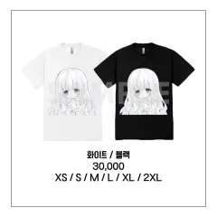 地下アイドル わが音 蘭 生誕Tシャツ 白