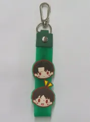 【中古】キーホルダー 【シークレット】エレン＆リヴァイ(汗) ぽこっとちゃーむ 「一番くじ 進撃の巨人 ～獣の巨人は俺が仕留める～」 I賞