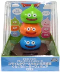 【中古】小物(キャラクター) スライムタワー スライムタワー＆ももいろ三姉妹ぐらぐらソーラーフィギュア 「ドラゴンクエスト」