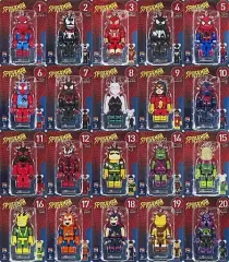 【中古】トレーディングフィギュア 全20種セット BE＠RBRICK-ベアブリック- 「Happyくじ BE＠RBRICK MARVEL『SPIDER-MAN』」 ベアブリック賞