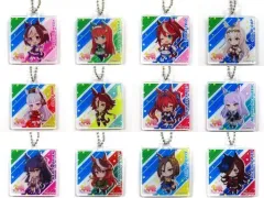 【中古】雑貨 全12種セット オリジナルアクリルキーホルダー 「ウマ娘 プリティーダービー 1周年キャンペーン×ファミリーマート」 対象商品購入特典