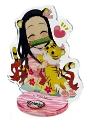【中古】アクリルスタンド・アクリルパネル 竈門禰豆子 「鬼滅の刃 鬼滅祭 ～アニメ参周年記念祭～ 寅年 みにきゃら ランダムアクリルスタンド」