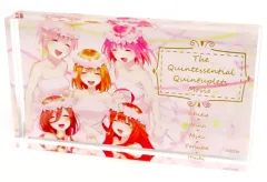 【中古】アクリルスタンド・アクリルパネル 集合(柄C) アクリルブロック 「映画 五等分の花嫁」