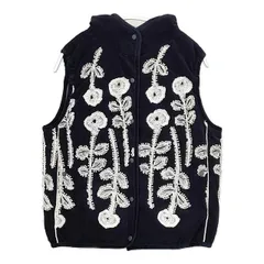 ミナペルホネン　タンバリン　濃紺　ウール　前開き　ベスト　重ね着　あたたか 2025年最新】mina perhonen ベストの人気アイテム - メルカリ