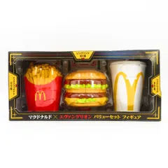 ビッグマック初号機＆マックフライポテト弐号機＆マックシェイク零号機 「マクドナルド×エヴァンゲリオン」 バリューセット フィギュア