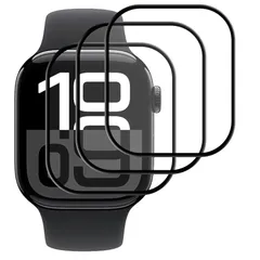 【3枚セット-高 品質】対応 Apple watch series 10 / watch series 11 46mm フイルム watch series 10 / 11 46mm 保護フィルム 画面保護シート 液晶シール カバー 液晶保護 ソフト 【 PET