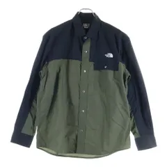 THE NORTH FACE (ザノースフェイス) L/S Nuptse Shirt ロングスリーブ ヌプシシャツ カーキ NR11961