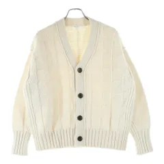 MACPHEE (マカフィ) ウール ニット カーディガン ホワイト レディース 12-02-24-02205