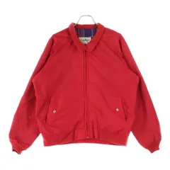 L.L.Bean (エルエルビーン) VINTAGE ヴィンテージ ナイロン ハリントンジャケット ウォームアップ ジップブルゾン レッド E235のサムネイル