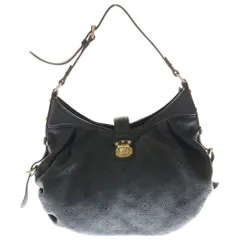 LOUIS VUITTON (ルイヴィトン) モノグラム マヒナ ルナーXS 2wayバッグ ハンドバッグ ショルダーバッグ ブラック ノワール レザー M95660 ゴールド金具
