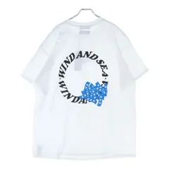 WIND AND SEA (ウィンダンシー) ×GOD SELECTION XXX WDS×XXX circle-xxx T-SHIRT ゴッドセレクション サークルロゴ プリント クルーネック 半袖Tシャツ カットソー ホワイト WDS-XXX-02