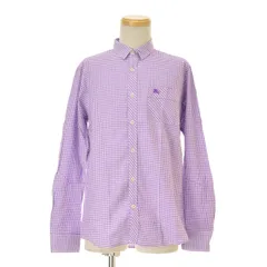 【BURBERRYBLACKLABEL】ギンガムチェック長袖シャツ