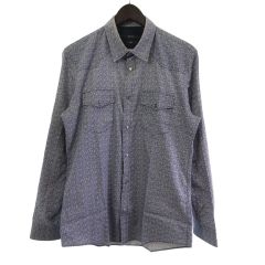 グッチ GUCCI シャツ スリム 長袖 花柄 スナップボタン 40 - メルカリ