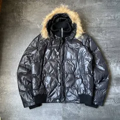 Y2K archive BLACK 光沢 MA-1 短丈 ファーブルゾン Y2K archive BLACK 光沢 MA-1 短丈 ファーブルゾン ブラック フライト