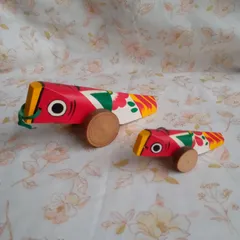 きじ馬　大小2個　人吉　伝統工芸品　中古