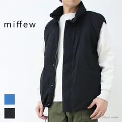 miffew ダウンベスト ブラック　サイズ2 miffew（ミフュー） (返送料無料)ミフュー ダウンベスト レディース