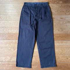 90's Polo by Ralph Lauren ANDREW PANT. ポロバイラルフローレン　アンドリューパンツ　古着　2タックチノパン　ネイビー　W35 ワイド　紺