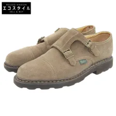 Paraboot パラブーツ WILLIAM ダブルモンクシューズ シューズ メンズ スエード ベージュ マロン 7 1/2 165348 7.5