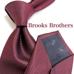 美品 ブルックスブラザーズ ネクタイ ハイブランド ソリッドタイ 無地