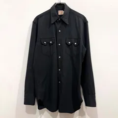 Levi’s ショートホーン ウエスタンシャツ 復刻 ブラック サイズ38 M【送料込み】