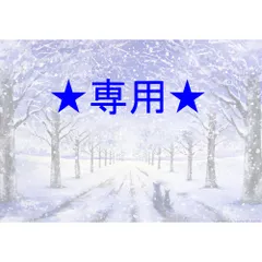 さくらさま専用（原画）雪化粧の並木道　ほか　3点おまとめ