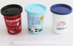 【中古】マグカップ･湯のみ 音駒高校＆ぐんぐんヨーグル＆しまだマート ストロー付きタンブラーセット 「Happyくじ ハイキュー!!」 F賞