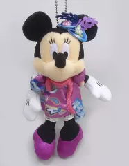 【中古】ぬいぐるみ ミニーマウス(ファッショナブル・イースター) ぬいぐるみバッジ 「ディズニー・イースター2018」 東京ディズニーシー限定