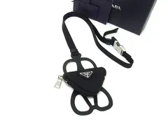 ■新品同様■ PRADA プラダ 1ZT054 テスートナイロン×ラバー スマートフォンケース クロスボディ ショルダー ブラック系 FV3669