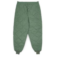 米軍実物 USAF 未使用 デッドストック 80s CWU-9/P キルティングトラウザー エアフォース 官給 放出 ミリタリー USA ヴィンテージ アメリカ空軍 古着 メンズ オリーブ L【中古】