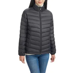 【新品】 【日本ブランド】sliver-gensen ダウン ジャケット レディース 軽量 暖かい 撥水 防寒 防風 通勤 登山 アウトドア 春 秋 冬 コンパクト 収納袋付 インナーダウン ウルトラライトダウンコート 008(ブラック M) 0