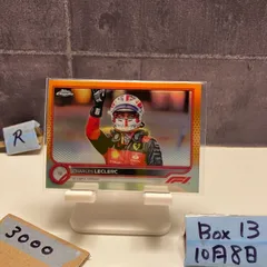 2022 Topps Chrome Charles Leclerc Scuderia Ferrari Orange Refractor カード