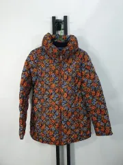 オイルリリー ダウン キルティング ジャケット フラワー S